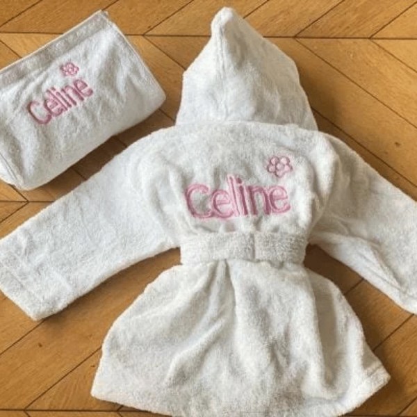 TM home - Personalized Kids Robe & Towel Set - Customized Comfort with Name & Design
