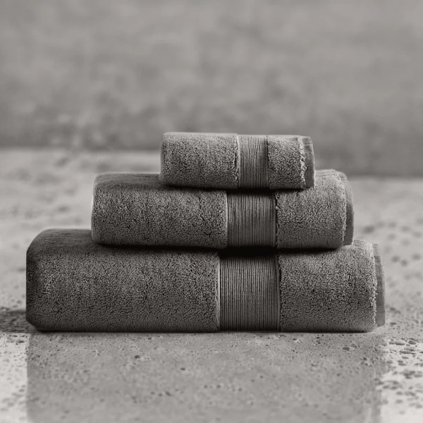 TM home - Classic Gray Towel Collection - Softness Meets Style - Multiple sizes