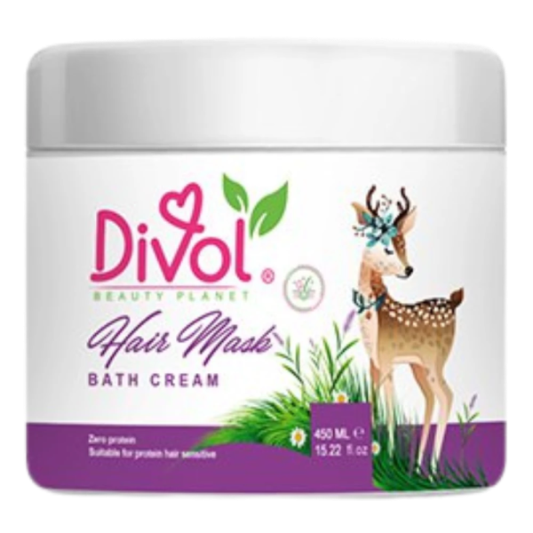 Divol Hair Mask Avocado Zero Protin - 450 ml