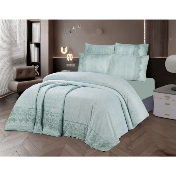 Gloria & Lawendy Multi Colors Full Blanket Set - 7 Pieces