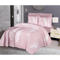 Gloria & Lawendy Multi Colors Digital Blanket & Bed Sheet Set - 4 Pieces