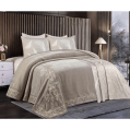 Gloria & Lawendy Multi Colors Digital Blanket & Bed Sheet Set - 4 Pieces
