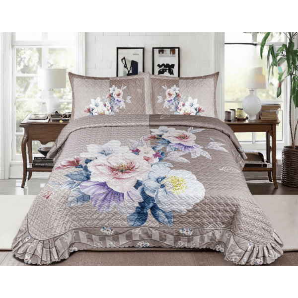 Gloria & Lawendy Digital Blanket Set with Pillowcases - 3 Pieces