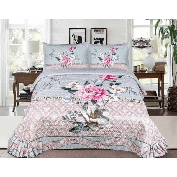 Gloria & Lawendy Digital Blanket Set with Pillowcases - 3 Pieces