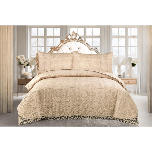 Gloria & Lawendy Summer Multi Colors Quilt Set Model - 3 Pieces