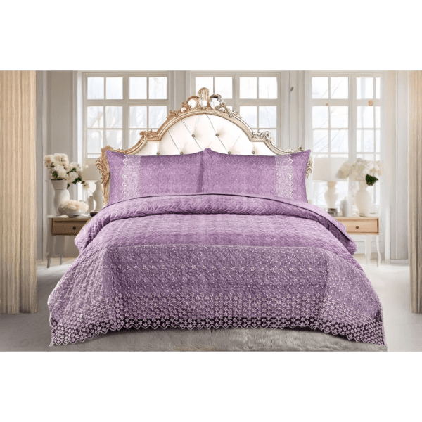 Gloria & Lawendy Summer Multi Colors Quilt Set Model - 3 Pieces