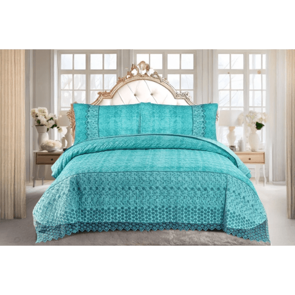 Gloria & Lawendy Summer Multi Colors Quilt Set Model - 3 Pieces