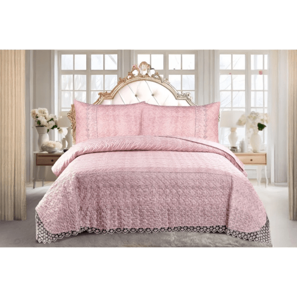 Gloria & Lawendy Summer Multi Colors Quilt Set Model - 3 Pieces