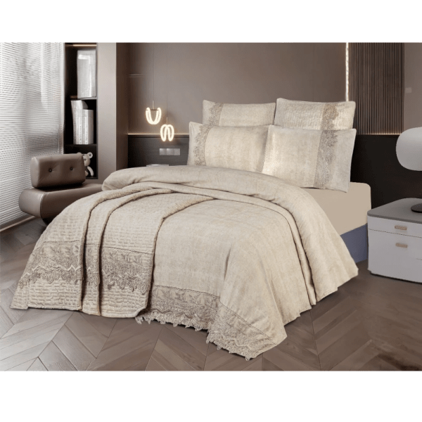 Gloria & Lawendy Multi Colors Full Blanket Set - 7 Pieces