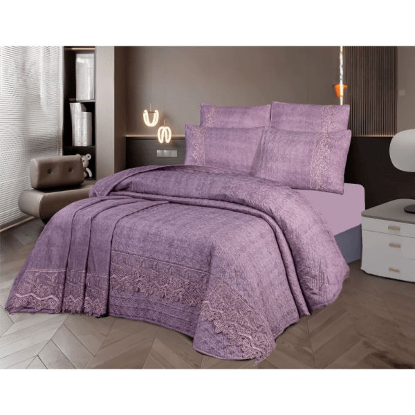 Gloria & Lawendy Multi Colors Full Blanket Set - 7 Pieces