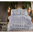 Gloria & Lawendy Multi Color Velvet Bedspread Set Model 1020 - 7 Peices
