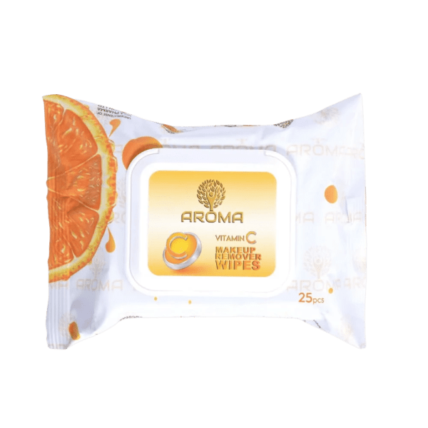 AROMA - Vitamin C Makeup Remover Wipes (25 Pcs)