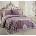 Gloria & Lawendy Multi Color Velvet Bedspread - 4 Pieces