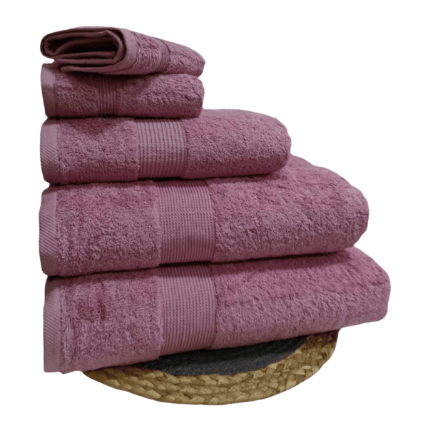 jacquradina - Set of 5 towels - Multiple colors