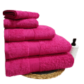 jacquradina - Set of 5 towels - Multiple colors