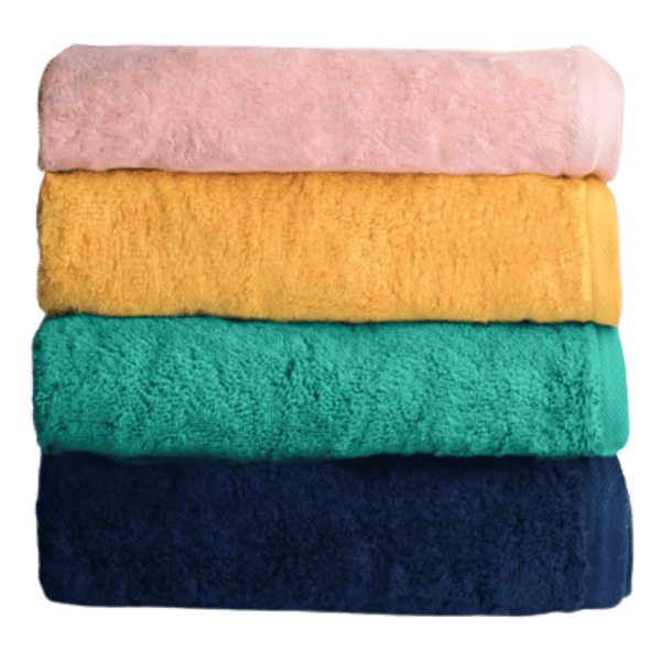 jacquradina - Set of 4 plain towels - 50x100 - Multiple colors