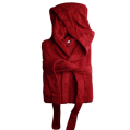 jacquradina - Bathrobe - Burgundy Hood - Multiple sizes