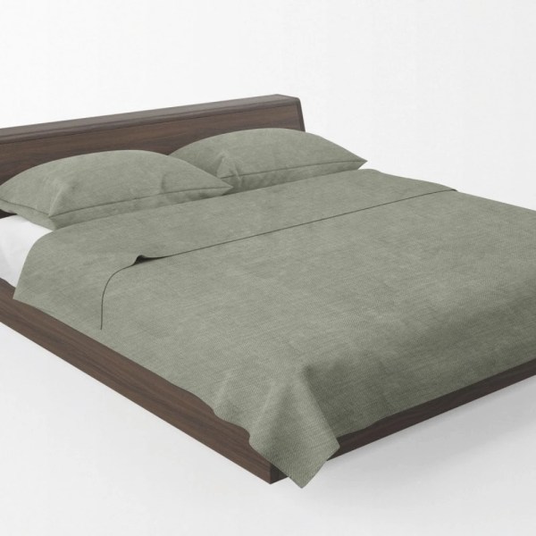 TM home - Poly Cotton Flat Sheet Set – 3-Piece Collection for Ultimate Comfort - Multiple sizes - Multiple colors