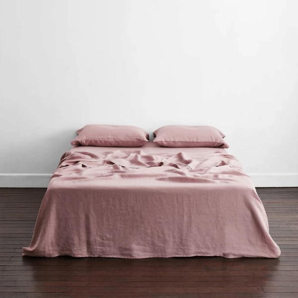 TM home - Luxury Cotton Flat Sheets with Satin Feel – 3-Piece Set - Multiple sizes - Multiple colors