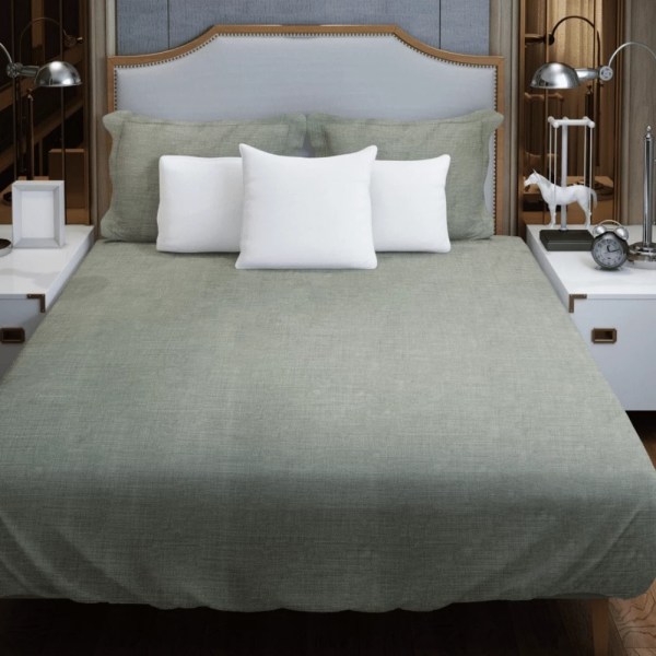 TM home - Poly-Cotton Fitted Sheet Set – Soft, Durable, and Wrinkle-Resistant ( 3 PCS ) - Multiple sizes - Multiple colors