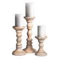 H&S Home Decor - Trio Candle Holders