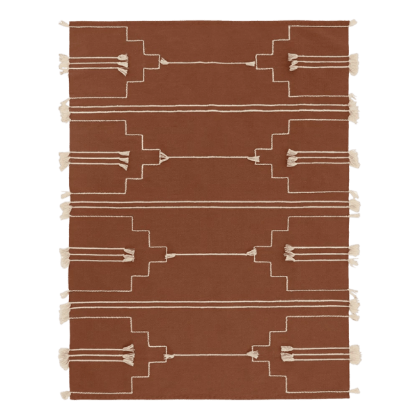 kiliim- Brown Drift Rug - Muliple sizes