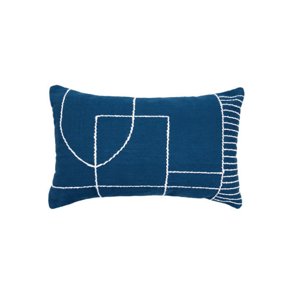 kiliim- Blue Temple Cushion - Muliple sizes - Multiple options