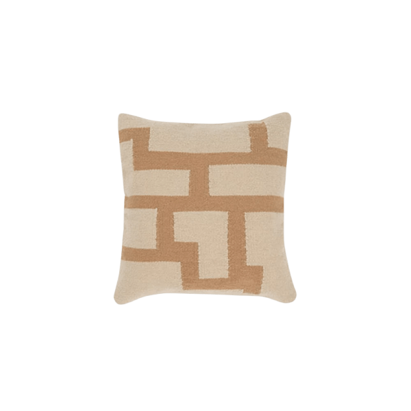 kiliim- Beige Tetris Cushion - Muliple sizes - Multiple options