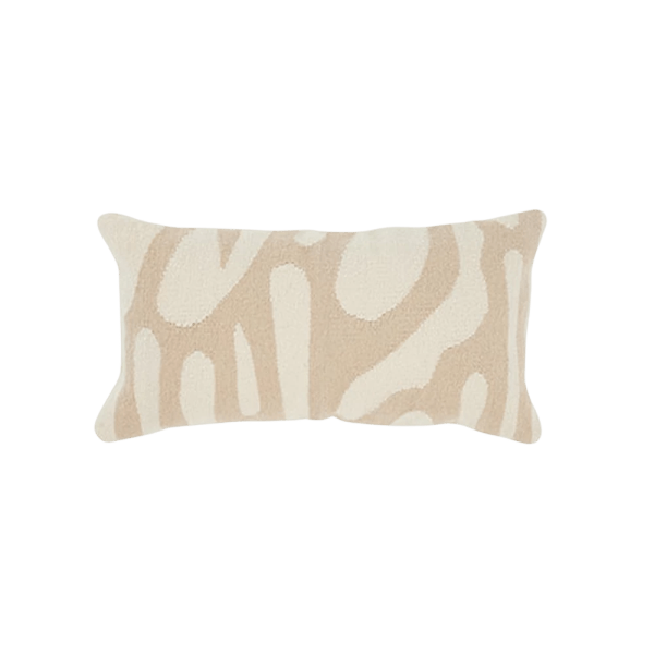 kiliim- Beige Scribbles Cushion - Muliple sizes - Multiple options