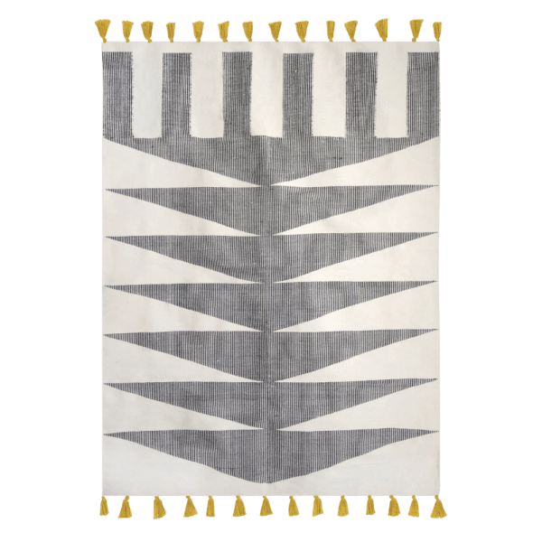 kiliim- Black Cascade Rug