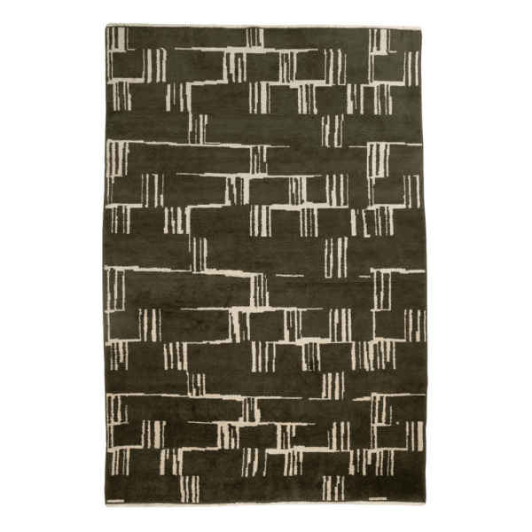 kiliim- Bangles Hand-knotted Carpet - Muliple sizes