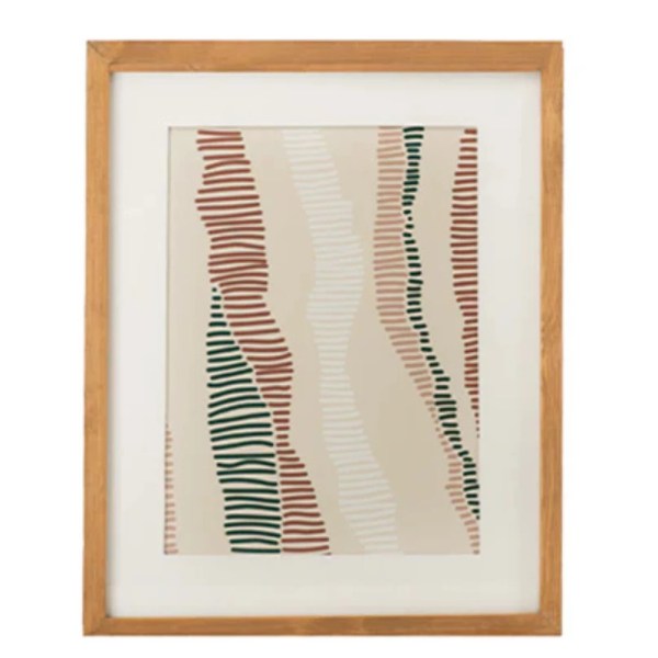 kiliim Hatches Framed Artwork , one size: 40×50 cm