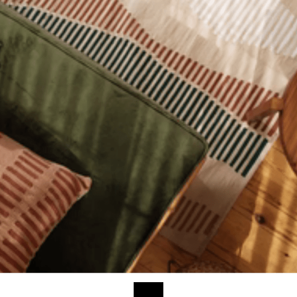 kiliim Hatches Rug , 100% cotton & multi Sizes