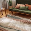 kiliim Hatches Rug , 100% cotton & multi Sizes