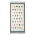 kiliim Pastel Tiles Rug , 100% wool & multi sizes