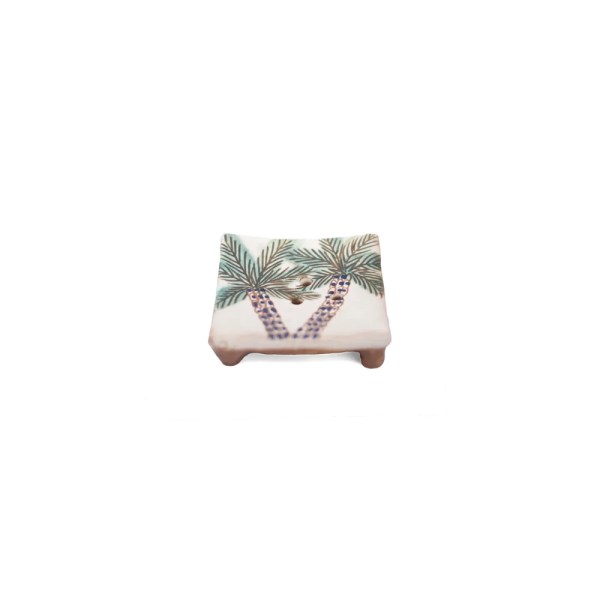 kiliim Palm Trees Soap Dish , width 10 cm