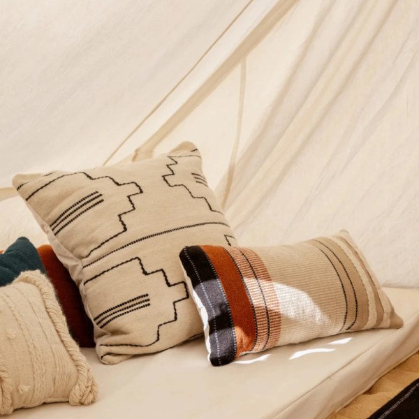 kiliim Oasis Cushion , 100% cotton & one size 40×40 cm