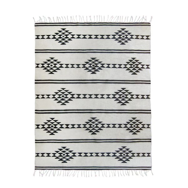 kiliim Neutral Medallions Rug , 100% cotton & multi sizes.