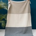 kiliim Navy & Beige Throw , one Size : 130×170 cm