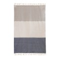 kiliim Navy & Beige Throw , one Size : 130×170 cm