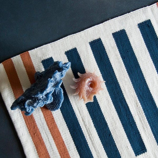 kiliim Nautical Bath Mat , one Size: 50 X 80 cm