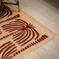 kiliim Nakheel Rug , 100 % Cotton & one Size: 50 X 50 cm