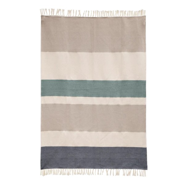 kiliim Multi-Color Throw , % Cotton & one Size : 130×170 cm