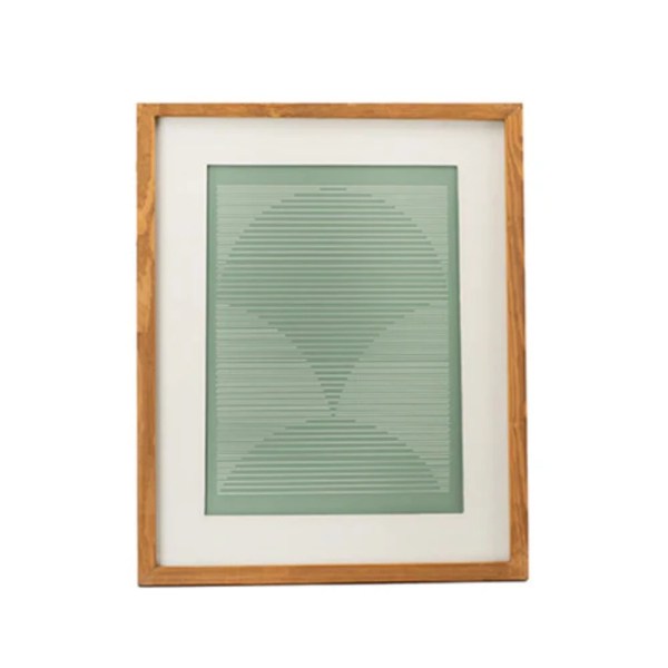 kiliim Mint Lotus Framed Artwork , one Size: 40×50 cm