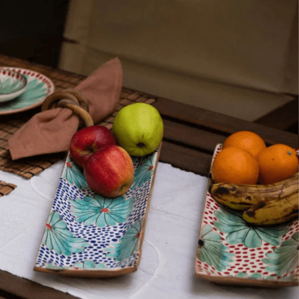 kiliim Long Daisy Fields Tray , one Size : 40 X 60 CM