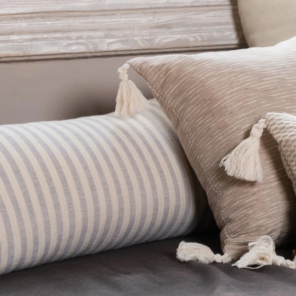 kiliim Lined Akhmim Cushion , one Size : 50 X 50 CM