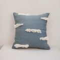 kiliim Light Blue Stratus Cushion , one Sizes : 50 X 50 CM