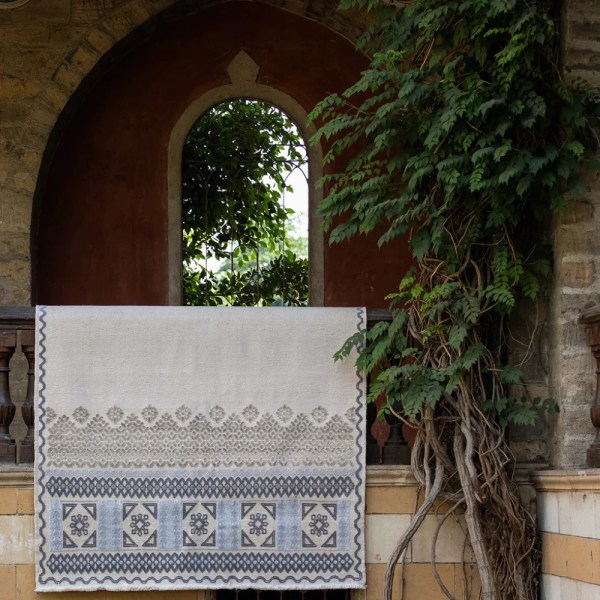 kiliim Lattice Hand-knotted Carpet , multi sizes