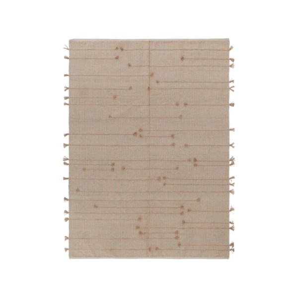 kiliim Jute Segments Rug , multi sizes