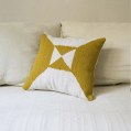 kiliim- Cream Yellow Arrows Cushion - Muliple sizes - Multiple options